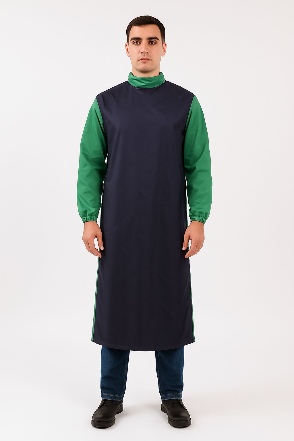 Premium Full Tafta  Surgeon Gown – Tafta Fabric | Waterproof, Anti-Static & Reusable | Free Size