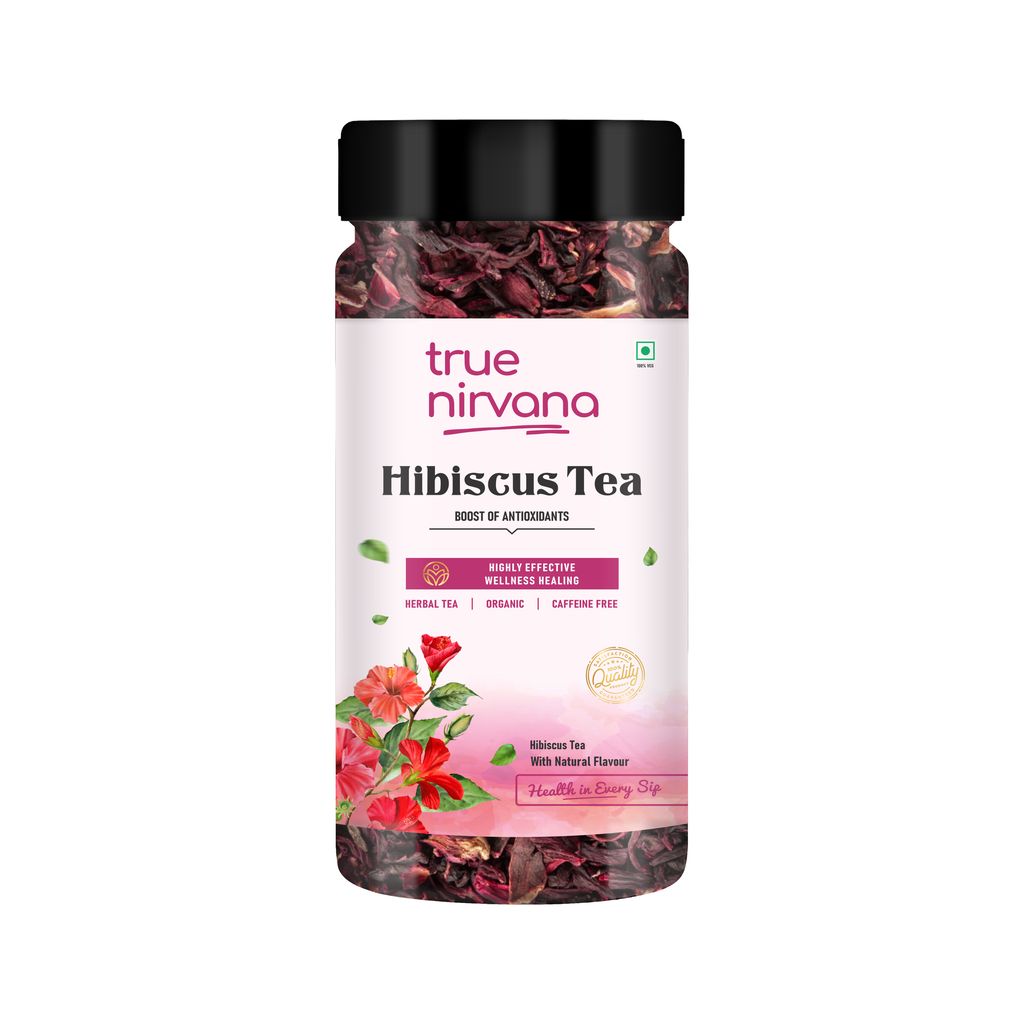 True Nirvana Hibiscus Tea – Herbal Flower Tea Rich in Antioxidants – Supports Heart Health & Immunity