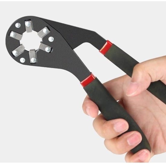 WUGO::Multi-Function Hexagon Universal Wrench Adjustable Bionic Plier Spanner Repair Hand Tool (Small) Single Sided Bionic Wrench Household Repairing Wrench Hand Tool
