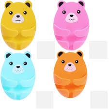 Cute Bear Cable Organizer for Cords and Wires - Wall Mounted