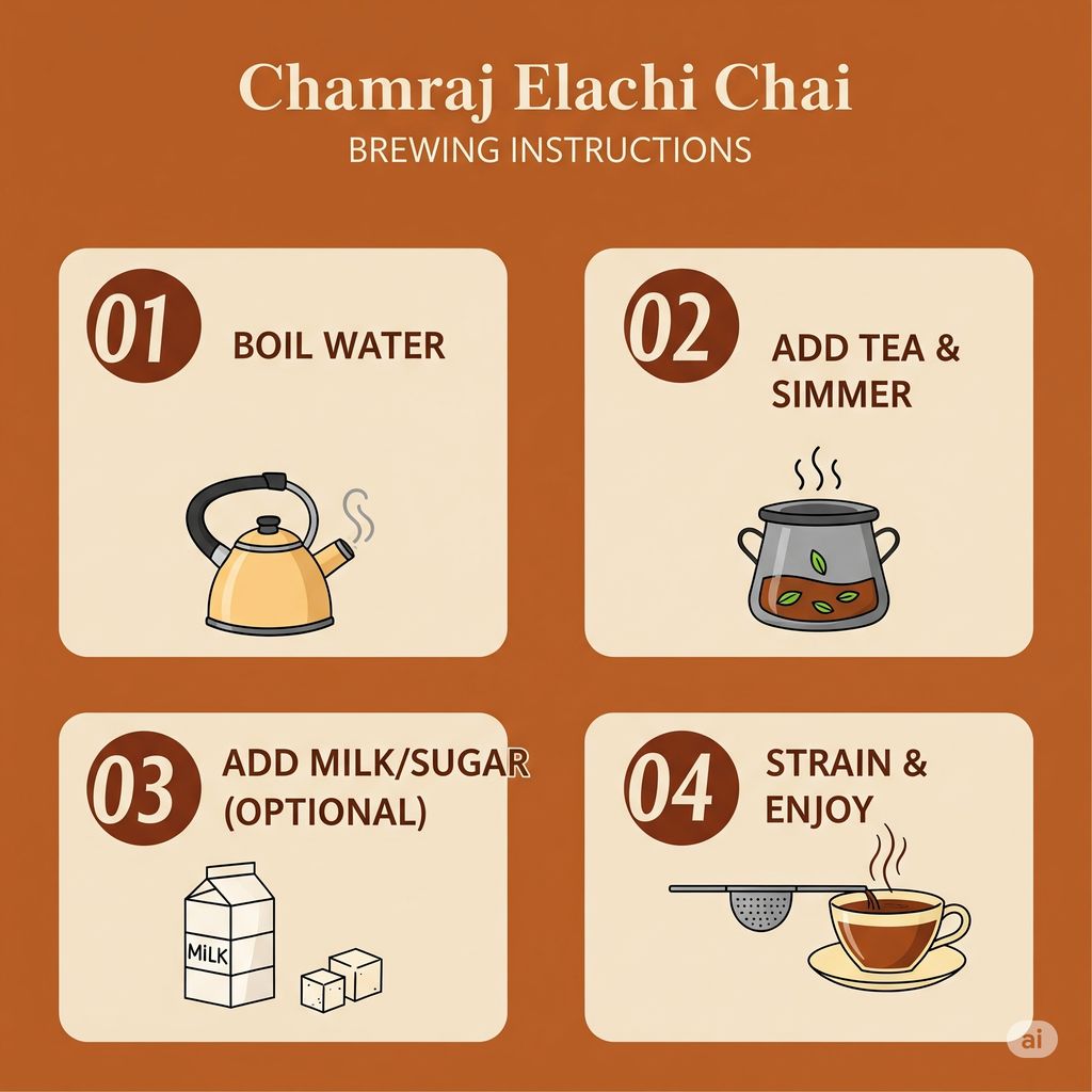 Chamraj Elaichi Chai - 250g
