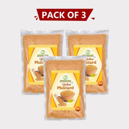 Yellow Mustard Seed (Pack of 3)