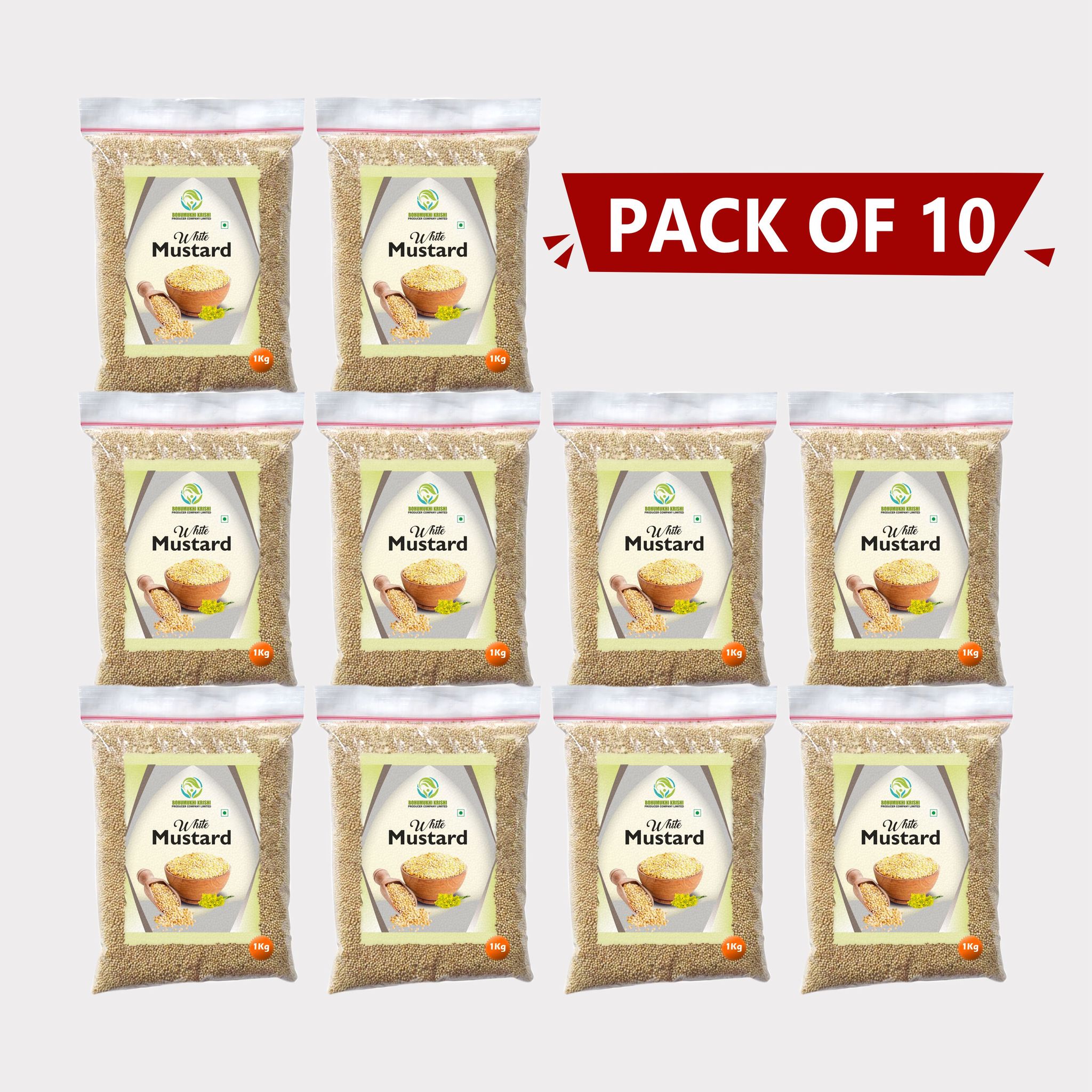 White Mustard (pack of 10)
