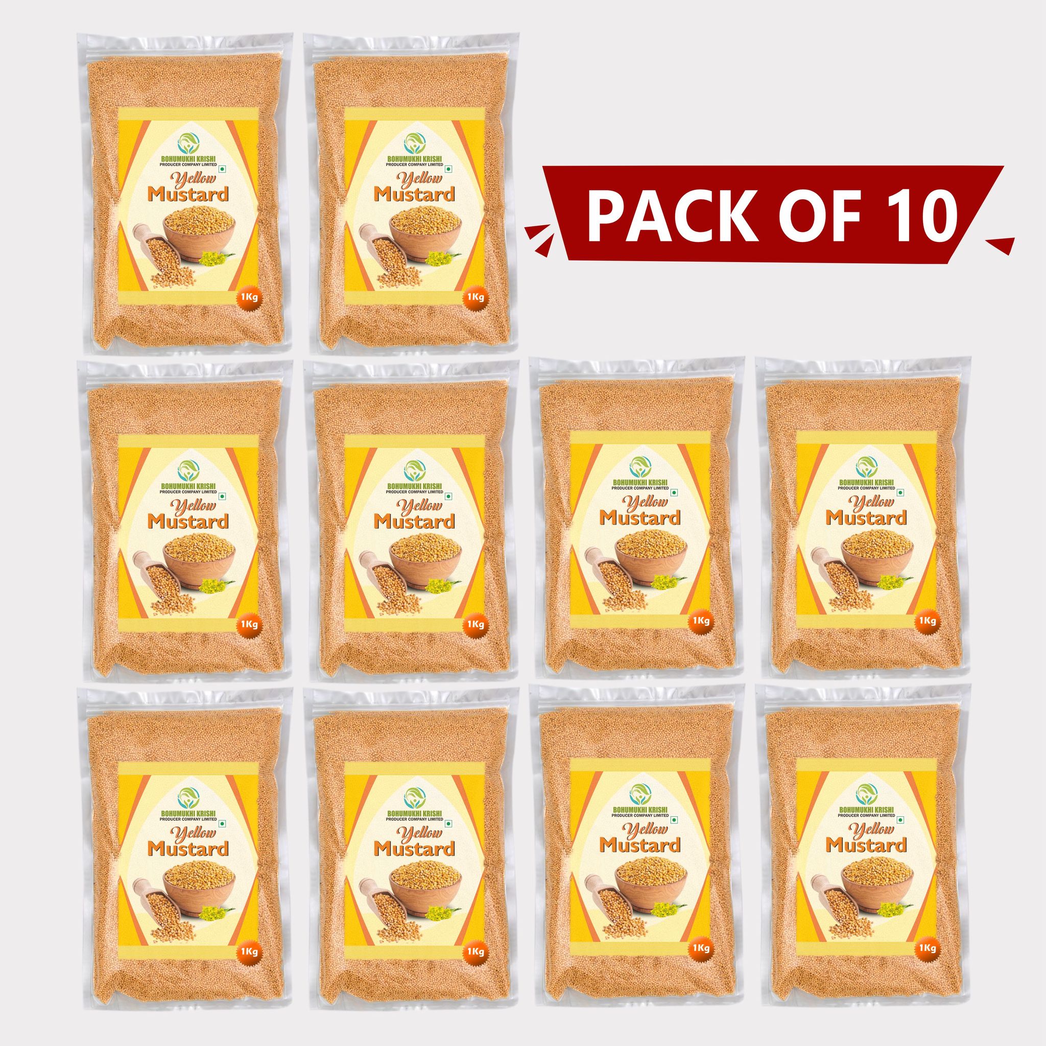Yellow Mustard Seed (Pack of 10)