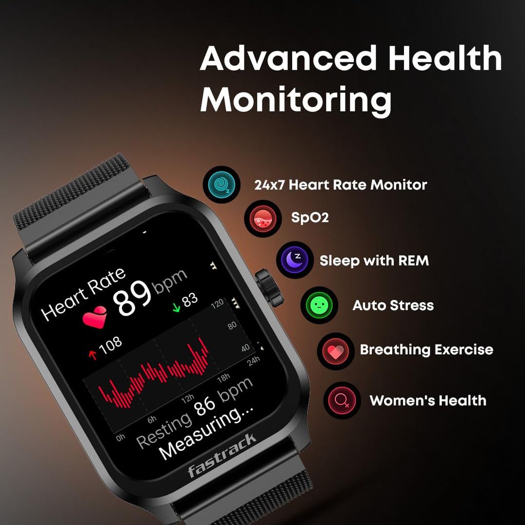 Fastrack Jupiter Retro Smart Watch