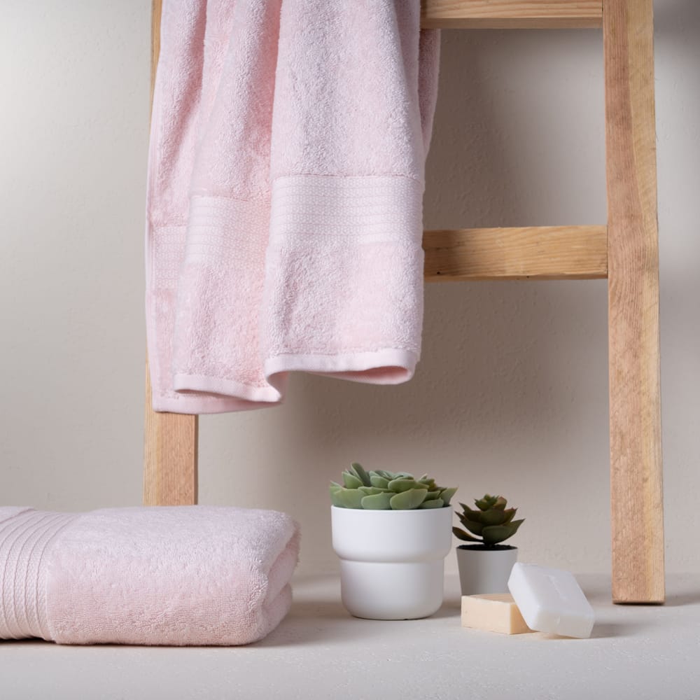 Luxurious Men Feather & Spun Organic Cotton Bath Towel | Lavender Fragrance | GOTS Certified | A