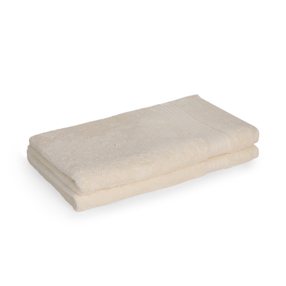 Trendy Men Feather & Spun Organic Cotton Hand Towel (Pack of 2) | Lavender Fragrance | GOTS Cert