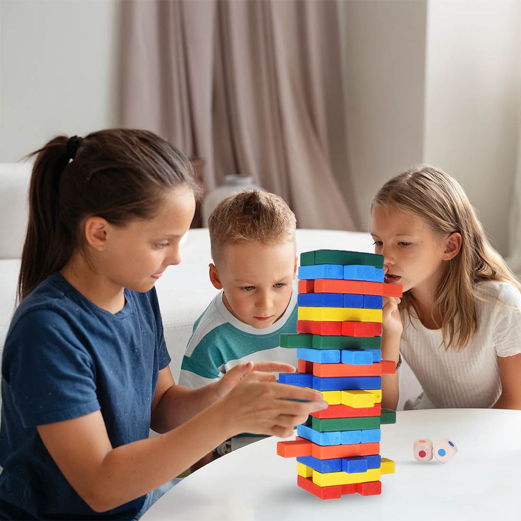 Wooden Rainbow Stacker | Wooden Stacking Toys | Wooden Building blocks | Zinga Block | Wooden Block Set | Wooden Stacking Blocks | Montessori Stacking Toys | Wooden Rainbow Toy | Wooden Toy Blocks