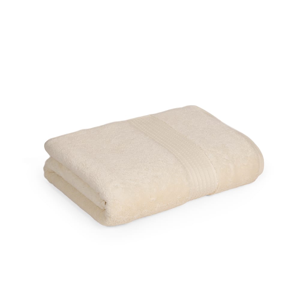 Feather & Spun Organic Cotton Bath Towel | Lavender Fragrance | GOTS Certified | Anti Microbial | Fade Resistant | Double Needle Stitch | 650 GSM | 76 cms x 137 cms