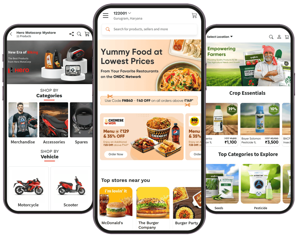 Whitelabelled BUYER APP For ONDC NETWORK 
