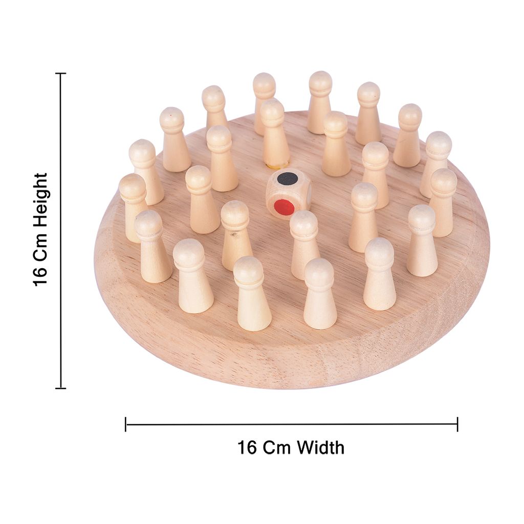 Memory Chess Game | Memory Chess Board Game | Wooden Memory Matchstick  Chess Game| Wooden Memory Chess Game | Chess Board Memorization | Matchstick Chess Game