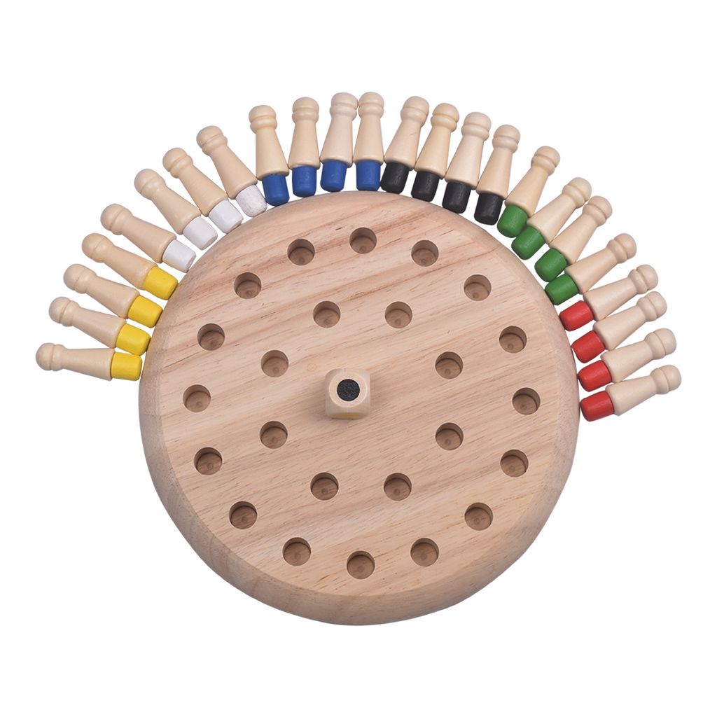 Memory Chess Game | Memory Chess Board Game | Wooden Memory Matchstick  Chess Game| Wooden Memory Chess Game | Chess Board Memorization | Matchstick Chess Game