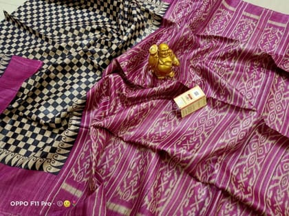 Ghicha print saree