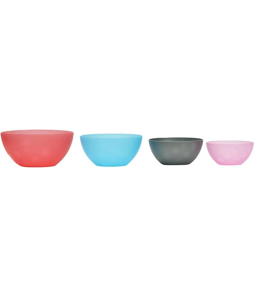 Jaypee Plus Plastic Mixing Bowl 4 Pc