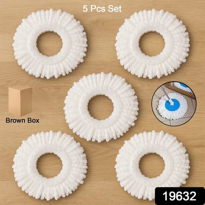 Microfiber Spin Mop Refill Head 360┬░ Rotating Mop (5 Pc) Microfiber Spin Mop Refill Head 360┬░ Rotating Mop (5 Pc)