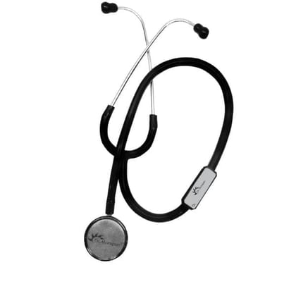 Dr Morepen ST-01 The Professional's Deluxe Stethoscope, Black