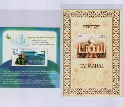 Shobhaphila's Indian Miniature Sheet Year Pack Stamps 2004 ( 6 Stamps)