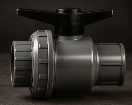Jain Irrigation PVC Ball Valve - Single Union SOLVENT WELD 63mm