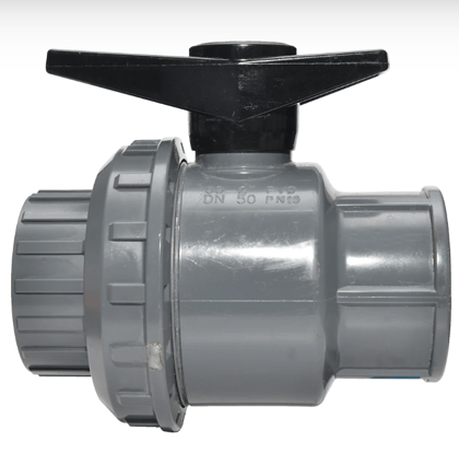 Jain Irrigation PVC Ball Valve - Single Union SOLVENT WELD 63mm