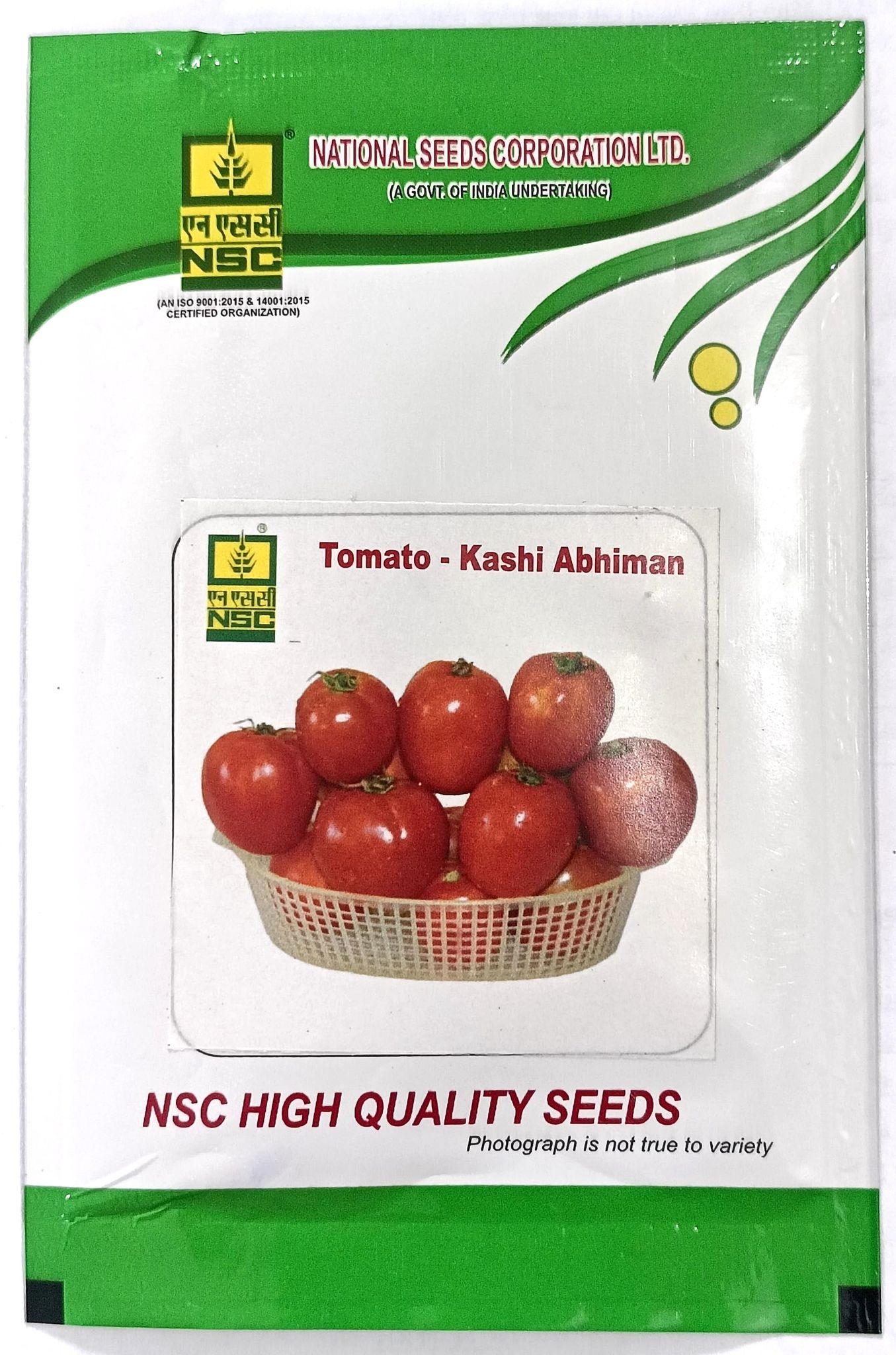 NSC Tomato Kashi Abhiman Variety Hybrid F1, 5 gram T/L Seed