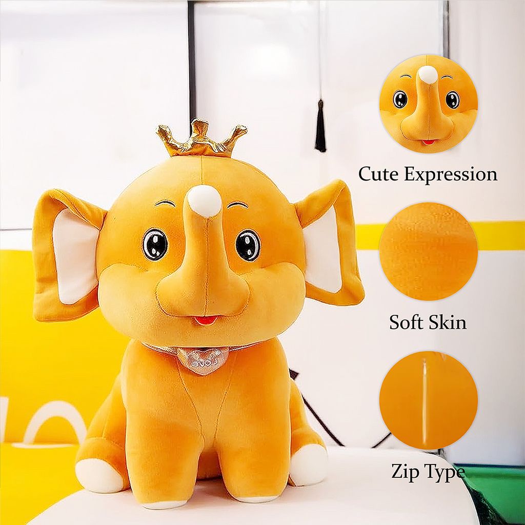 Elephant Soft Toys | Elephant Stuffed Animal | Elephant Plush Toy | Giant Elephant Stuffed Animal | Snuggle Elephant | Elephant Cuddly Toy | Stuffed Elephant Toy | Large Plush Elephant | Huggady Elephant