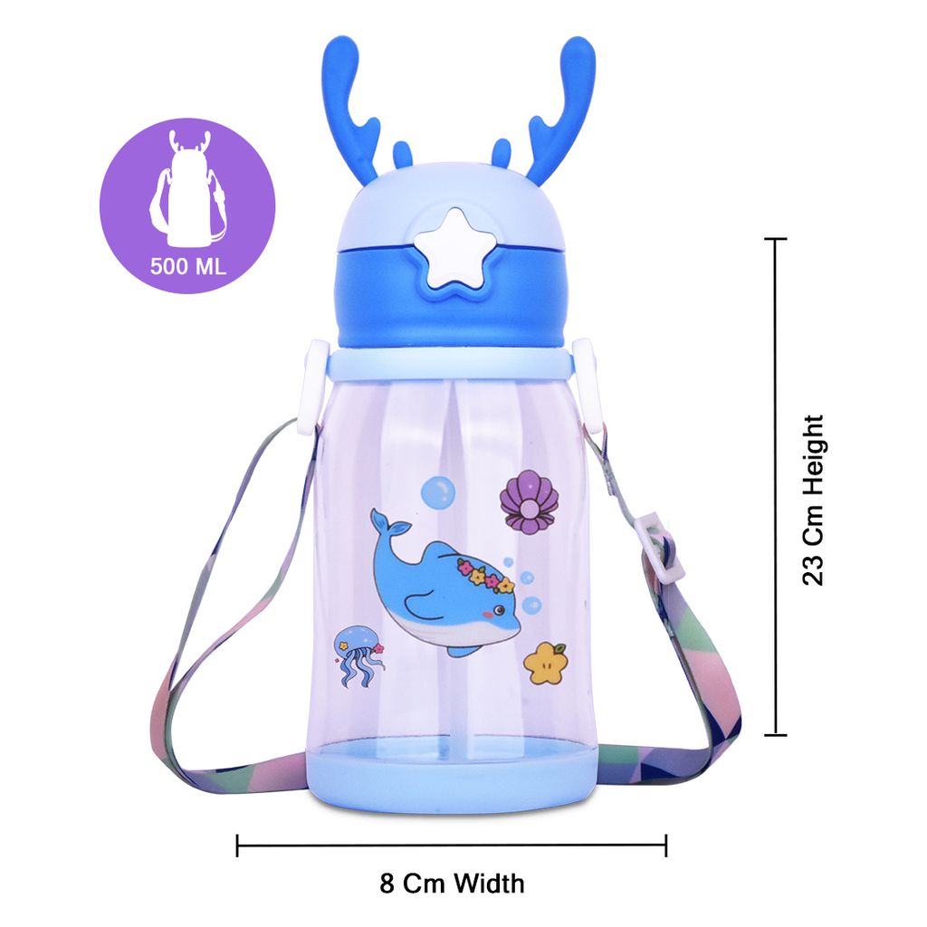 Kids School Water Bottle | Water Bottle With Straw | Best Water Bottle With Straw | Drink Bottle With Straw | Bottle With Straw | Cartoon Water Bottles | Children Water Bottle for School | Kids Water Bottle | Cute Water Bottle | School Kids Water Bottle