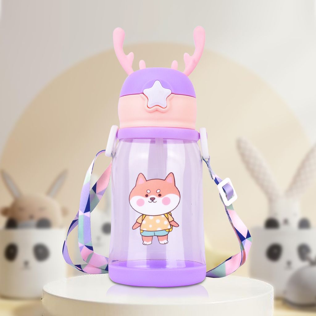 Kids School Water Bottle | Water Bottle With Straw | Best Water Bottle With Straw | Drink Bottle With Straw | Bottle With Straw | Cartoon Water Bottles | Children Water Bottle for School | Kids Water Bottle | Cute Water Bottle | School Kids Water Bottle