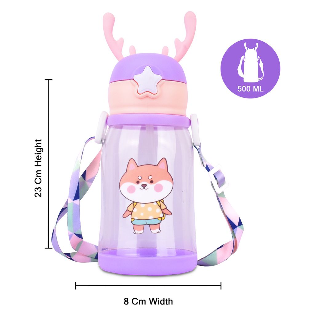 Kids School Water Bottle | Water Bottle With Straw | Best Water Bottle With Straw | Drink Bottle With Straw | Bottle With Straw | Cartoon Water Bottles | Children Water Bottle for School | Kids Water Bottle | Cute Water Bottle | School Kids Water Bottle