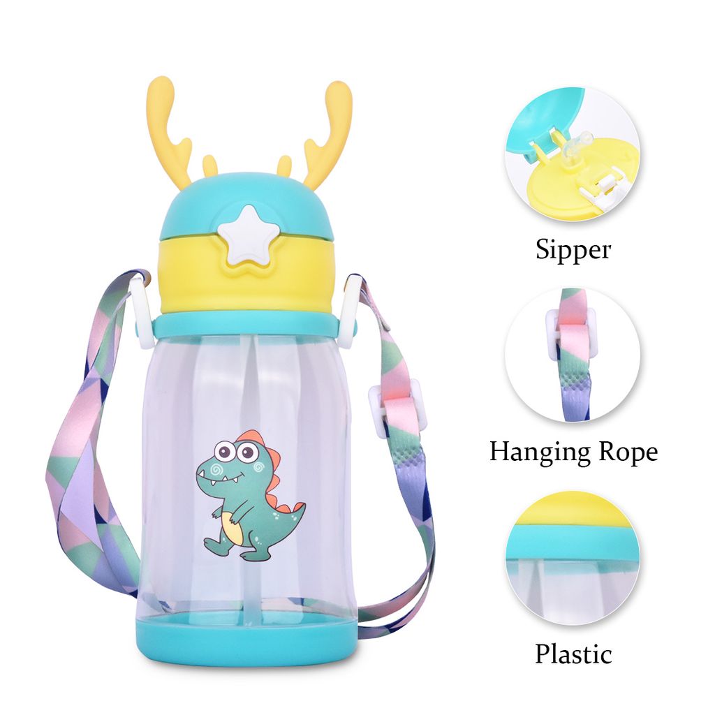 Kids School Water Bottle | Water Bottle With Straw | Best Water Bottle With Straw | Drink Bottle With Straw | Bottle With Straw | Cartoon Water Bottles | Children Water Bottle for School | Kids Water Bottle | Cute Water Bottle | School Kids Water Bottle