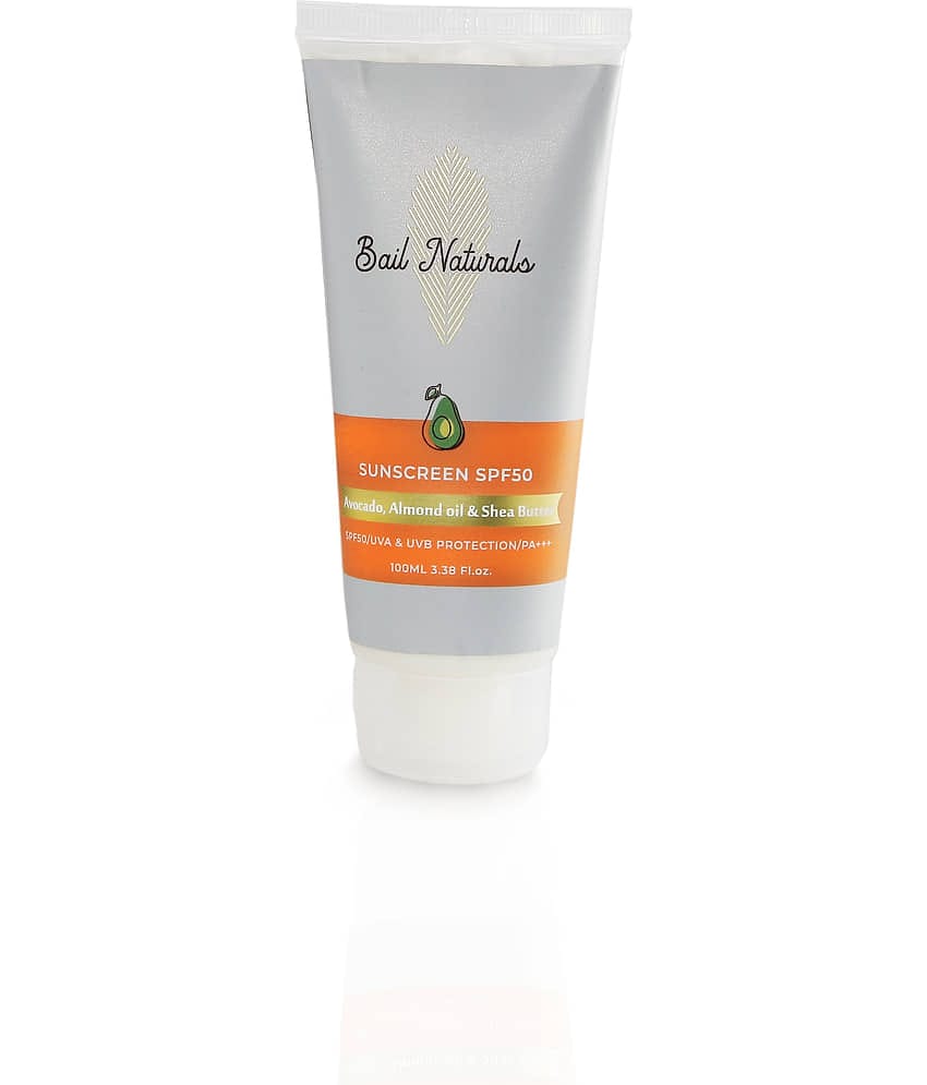 BAIL NATURALS Sunscreen Cream SPF 50 PA+++ 100 mL