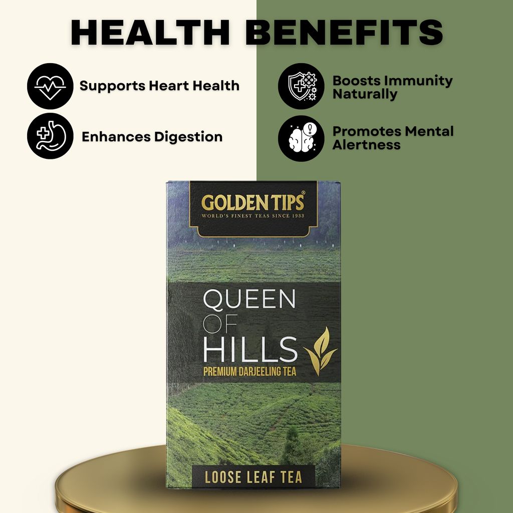 Golden Tips Queen of Hills Loose Leaves Tea (100 gm - 50 cups)
