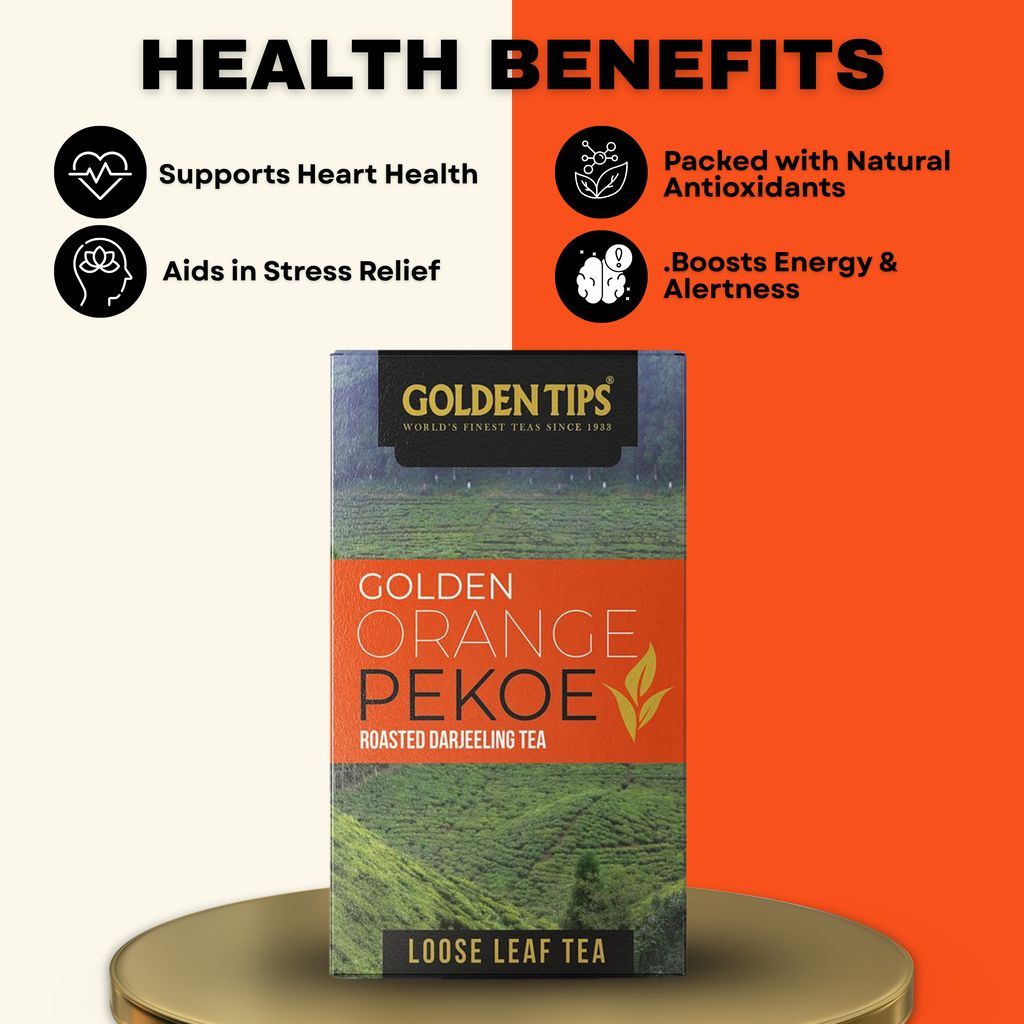 Golden Tips Golden Orange Pekoe Loose Leaves Tea (100 gram- 50 Cups)