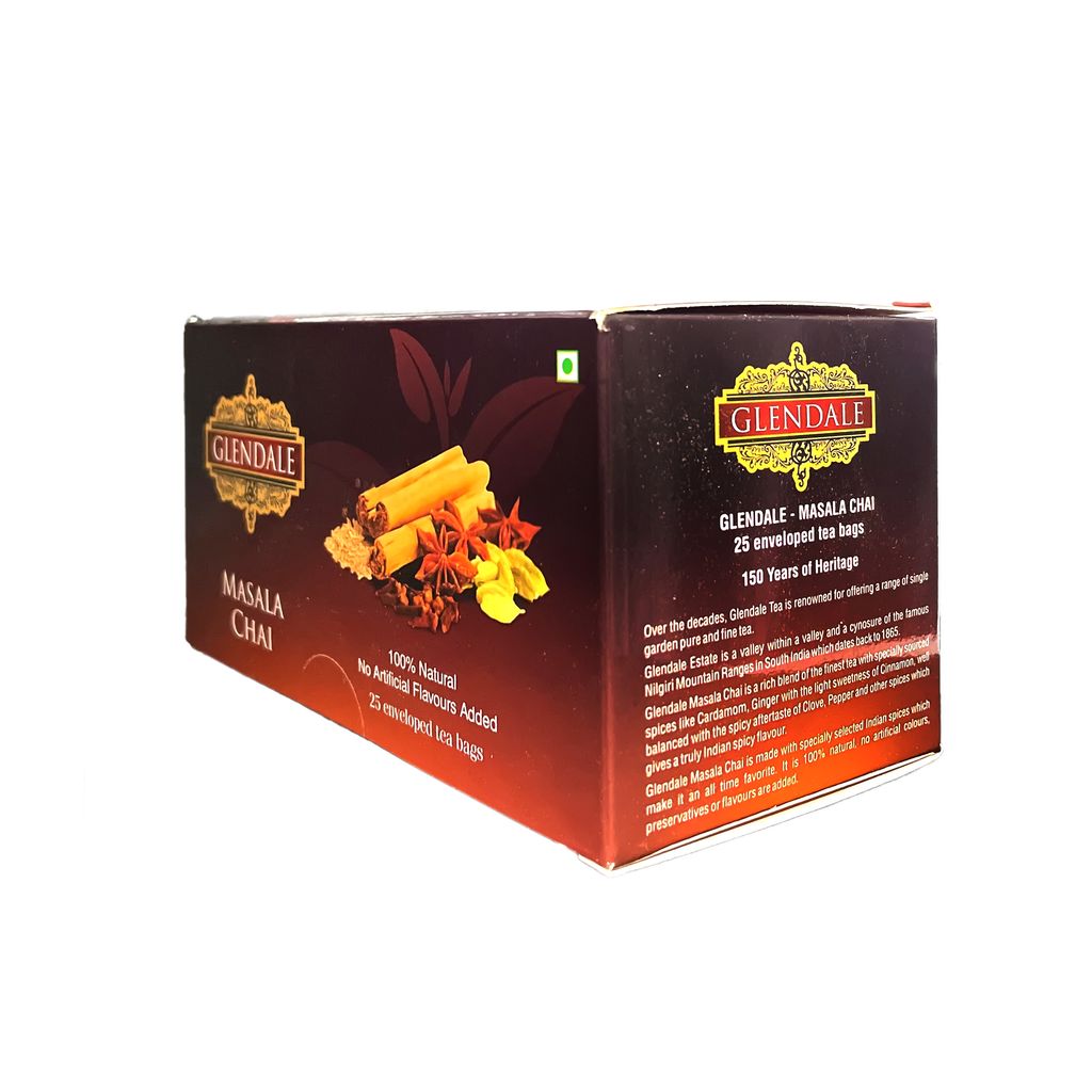 GLENDALE Masala Chai  (25 Dip Tea Bags)
