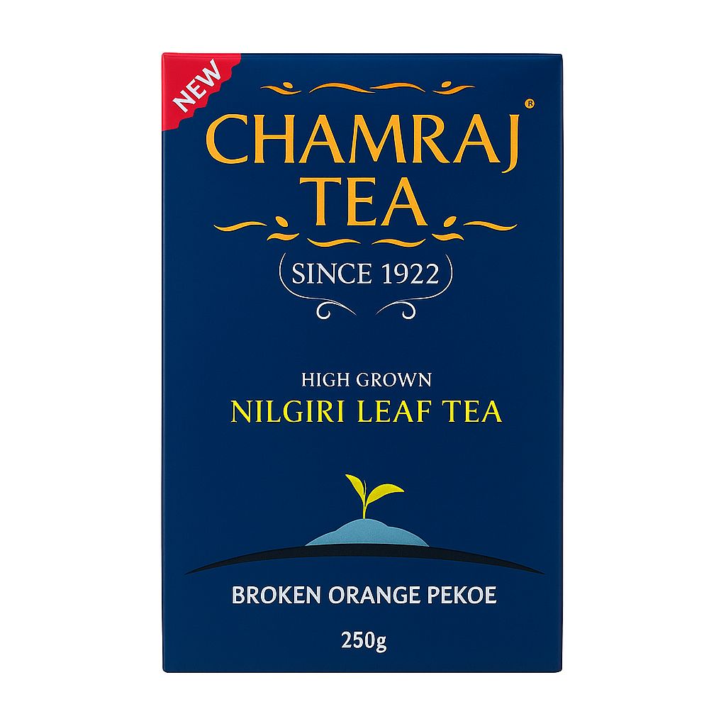 CHAMRAJ Nilgiri Leaf Tea - Broken Orange Pekoe (BOP) 250 g