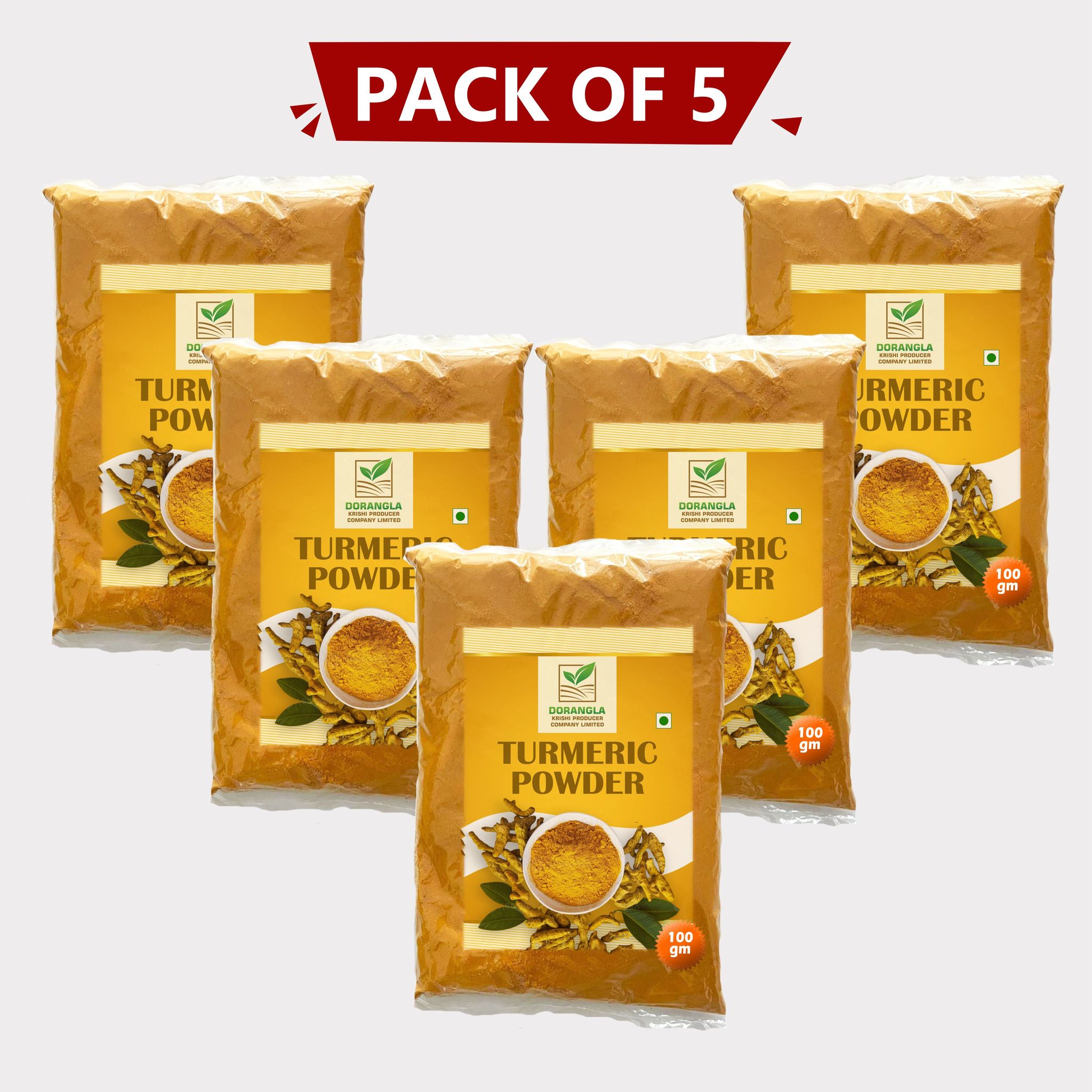 Turmeric Powder - 100 gm (pack of 5)