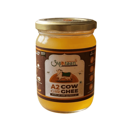 A2 Gir Cow Bilona Ghee Churned Method Glass Jar 500 ml