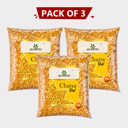 Chana Dal (1 kg) - Pack of 3