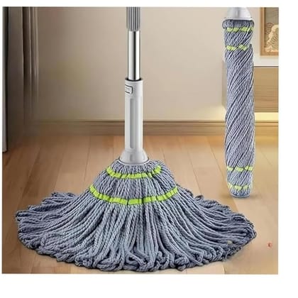 Microfiber Twist Mop for Floor Cleaning, Squeeze Twist Mop Stick, Durable Dust Easy to Use Floor Cleaner, Effective for Hardwood, Tile, and Laminate