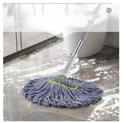 Microfiber Twist Mop for Floor Cleaning, Squeeze Twist Mop Stick, Durable Dust Easy to Use Floor Cleaner, Effective for Hardwood, Tile, and Laminate