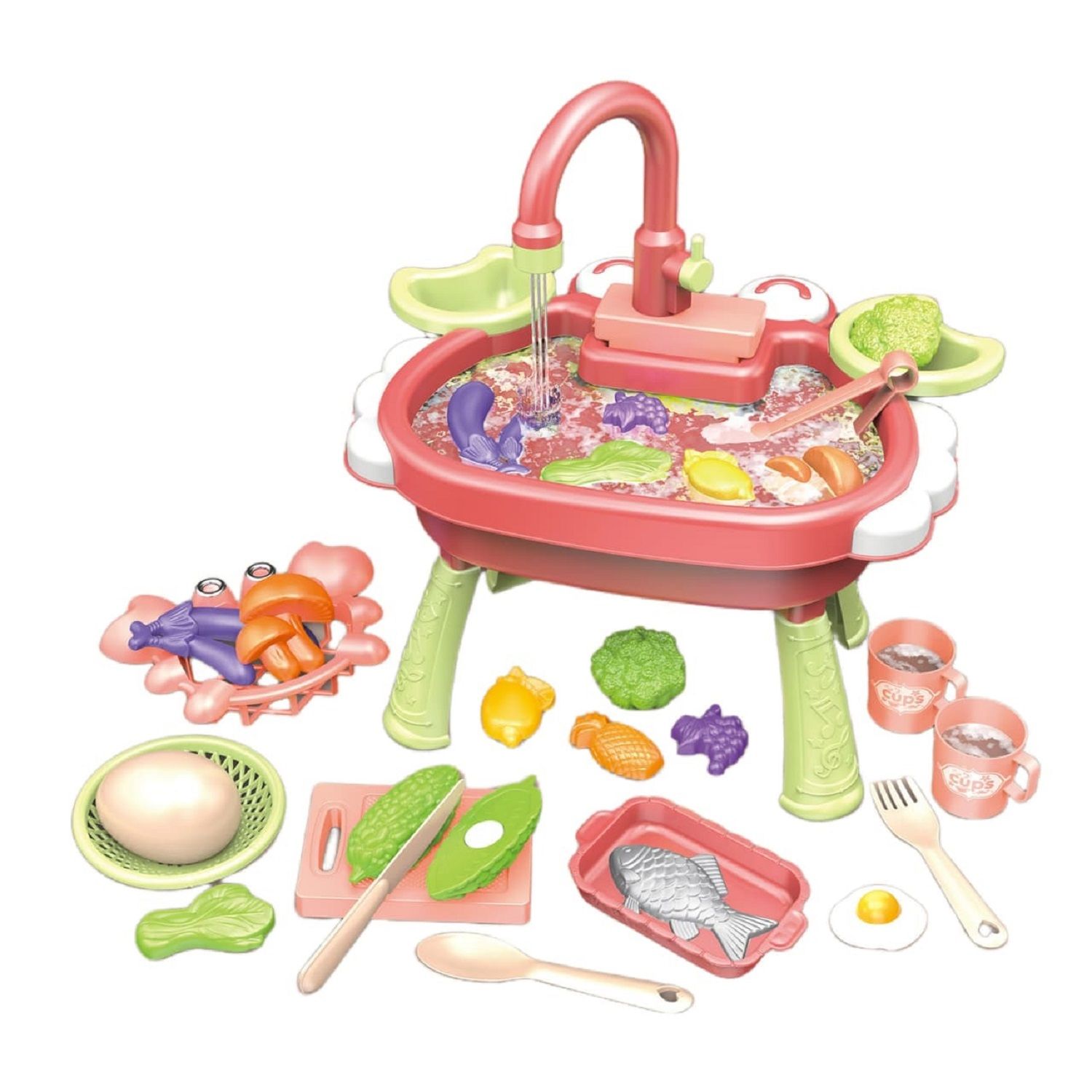 KTRS Enterprise Play Sink with Running Water | Kids Sink Toy with Water | Running Water Play Sink | Interactive Play Sink | Water Sink Toy Encourage Development for Children to Learn
