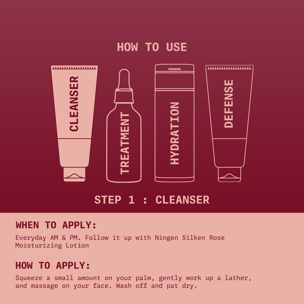 Ningen Charcoal Face Wash I Goodness of Grapes and apple I Dermatologically Tested, Paraben Free I Wards Off Skin Impurities, Anti Pollution I 120g, White