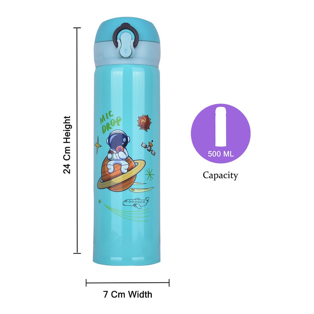 Astronaut Water Bottle | Water Bottle For Astronaut | Water Container For Astronaut | Stainless Steel Water Bottle | Kids Steel Water Bottle | Insulated Water Bottle | Stainless Steel Water Bottle | Sipper Water Bottle | Cute Water Bottle
