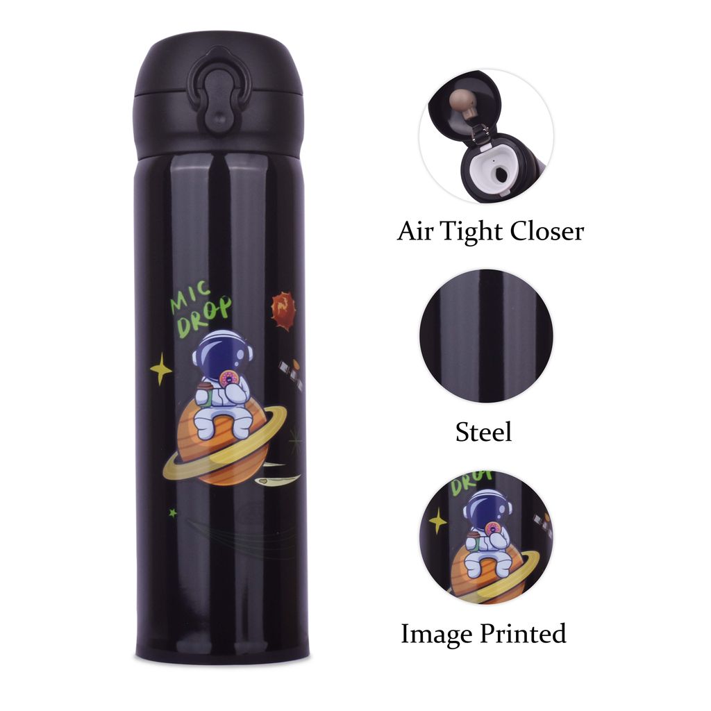 Astronaut Water Bottle | Water Bottle For Astronaut | Water Container For Astronaut | Stainless Steel Water Bottle | Kids Steel Water Bottle | Insulated Water Bottle | Stainless Steel Water Bottle | Sipper Water Bottle | Cute Water Bottle