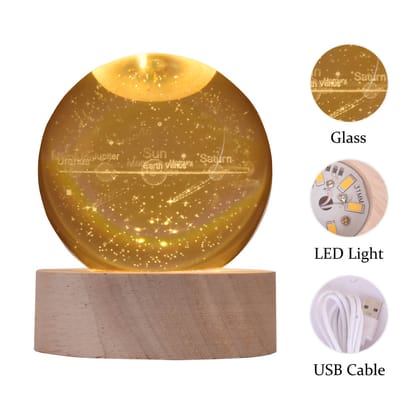 Universe Crystal Ball | Crystal Ball Universe | Universe Glass Ball | Astronomy Crystal Ball | Led Crystal Ball | Lighted Crystal Ball | 3D Universe Crystal Ball | Glass Universe Crystal Ball