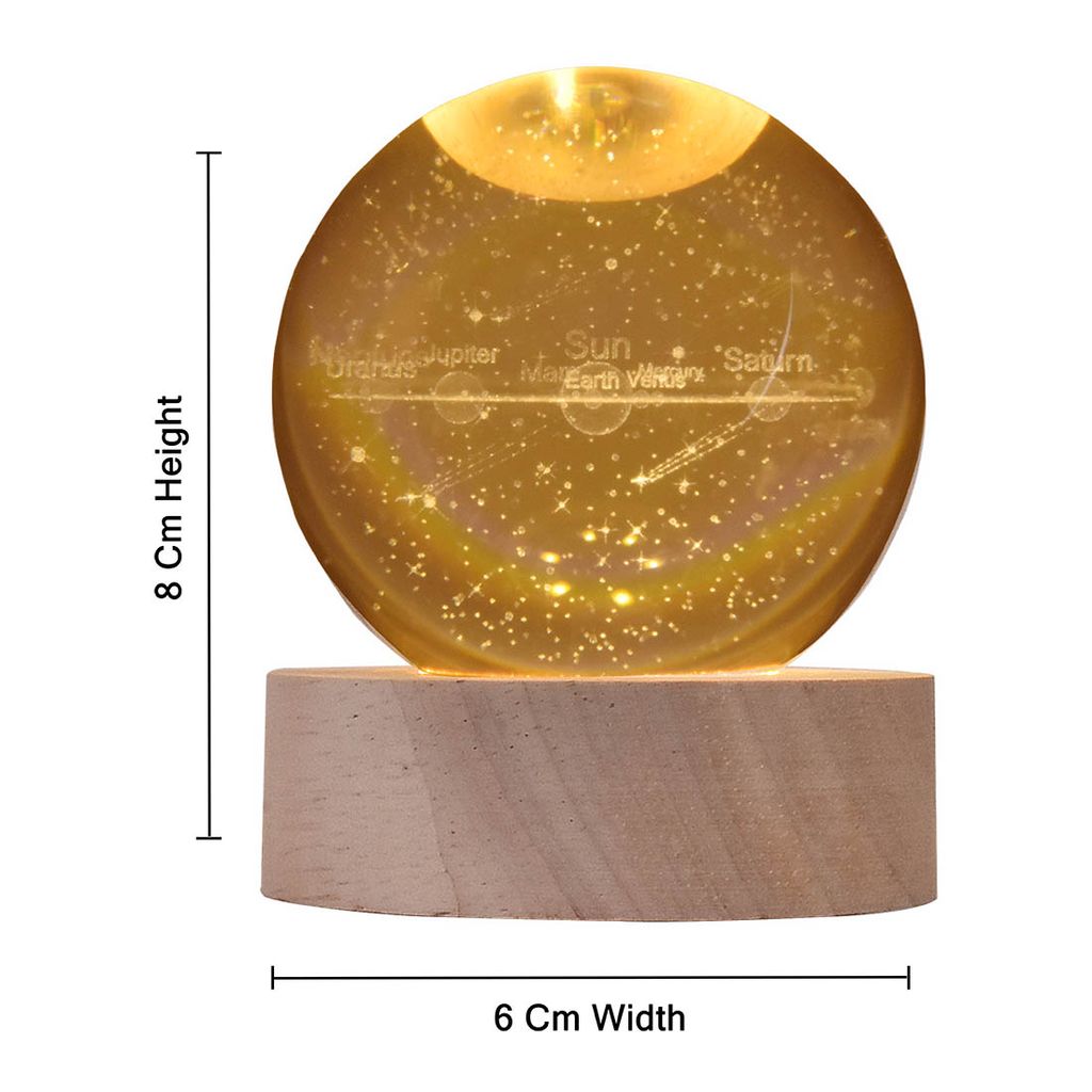 Universe Crystal Ball | Crystal Ball Universe | Universe Glass Ball | Astronomy Crystal Ball | Led Crystal Ball | Lighted Crystal Ball | 3D Universe Crystal Ball | Glass Universe Crystal Ball