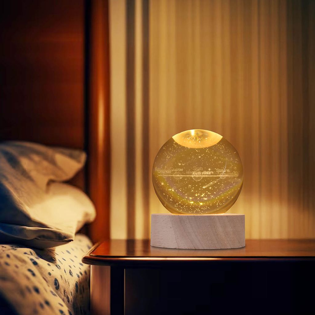 Universe Crystal Ball | Crystal Ball Universe | Universe Glass Ball | Astronomy Crystal Ball | Led Crystal Ball | Lighted Crystal Ball | 3D Universe Crystal Ball | Glass Universe Crystal Ball