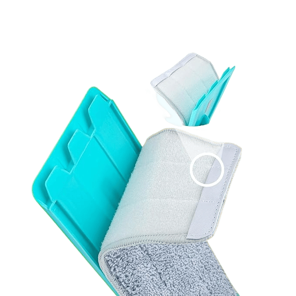 Mini Flat Mop with Bucket 2.8 L, Flexible Kitchen tap Flat Squeeze Bucket System Cleaning Supplies 360 Flexible Head,Pocha for Floor Cleaning with 2 Reusable Pads Clean