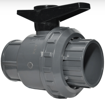 Jain Irrigation PVC Ball Valve - Single Union SOLVENT WELD 75mm