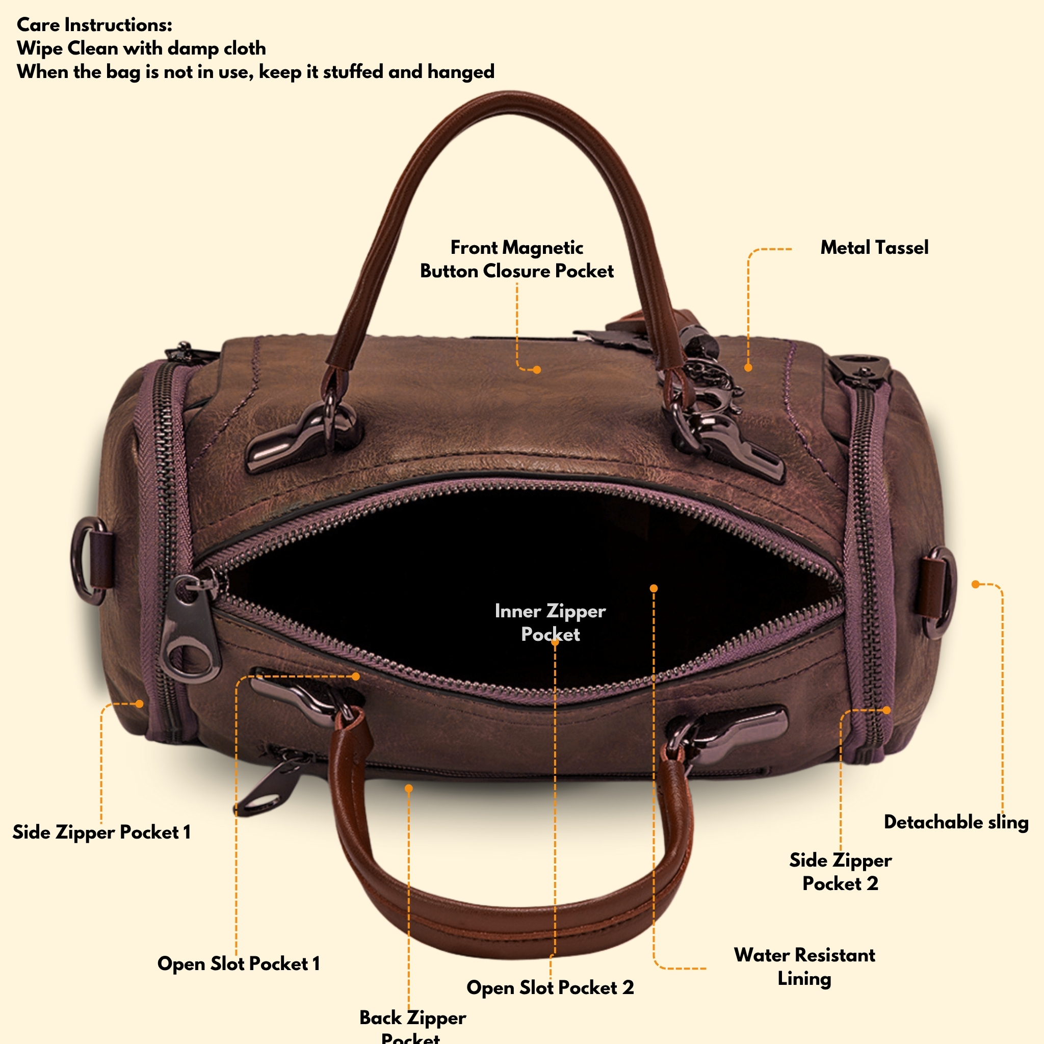 Sling Bag for Women & Girls Pu Leather Stylish Crossbody Satchel Handbag Ideal for Travel, Office Use Birthday Anniversary Gift for Wife