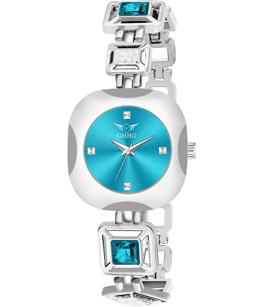 OHHO - Silver Metal Analog Womens Watch
